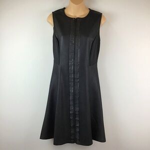 Spenser Jeremy Black Sleeveless Fit & Flare Dress | 8